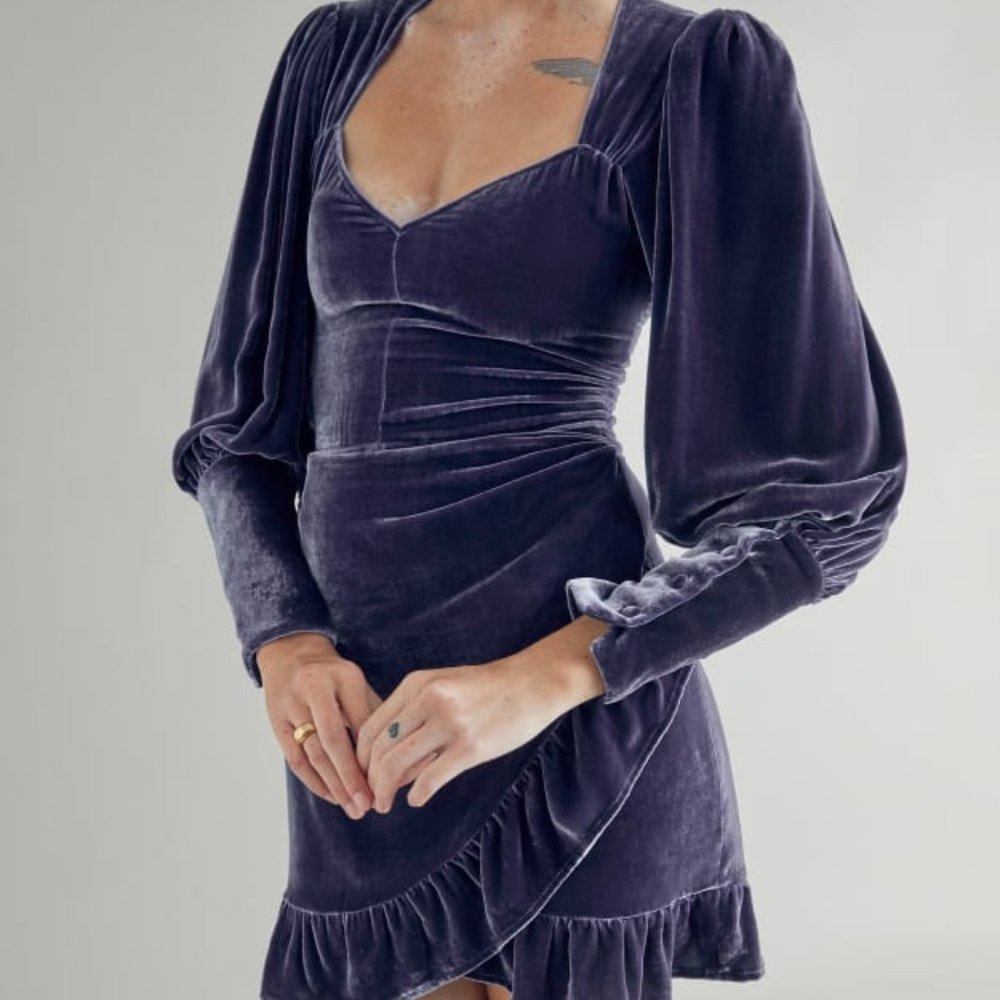 Reformation Fortune Dress in Danube